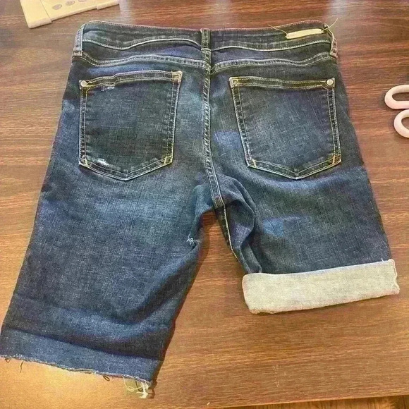 Anthropologie Pilcro and the Letterpress Hi-Rise Denim Shorts Size 27 - Picture 9 of 10